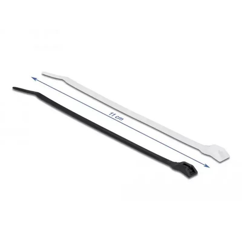 Fascette per cavi DeLOCK 19464 L 110 x L 2,5 mm 100 pz.