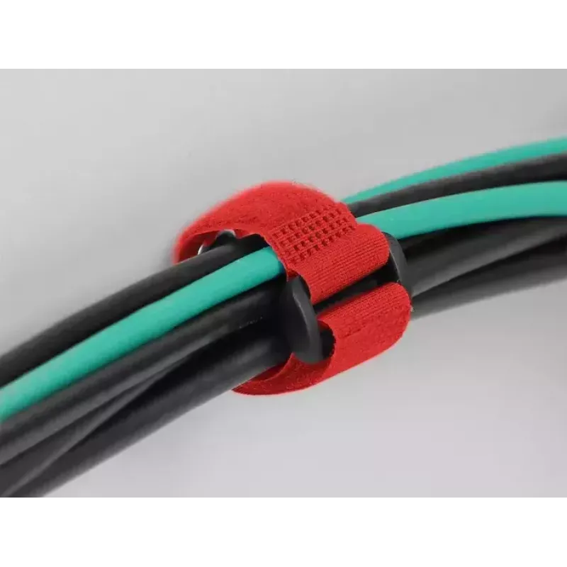 Fascette per cavi in velcro DeLOCK 19550 rosso 3 pz.