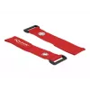 Fascette per cavi in velcro DeLOCK 19550 rosso 3 pz.