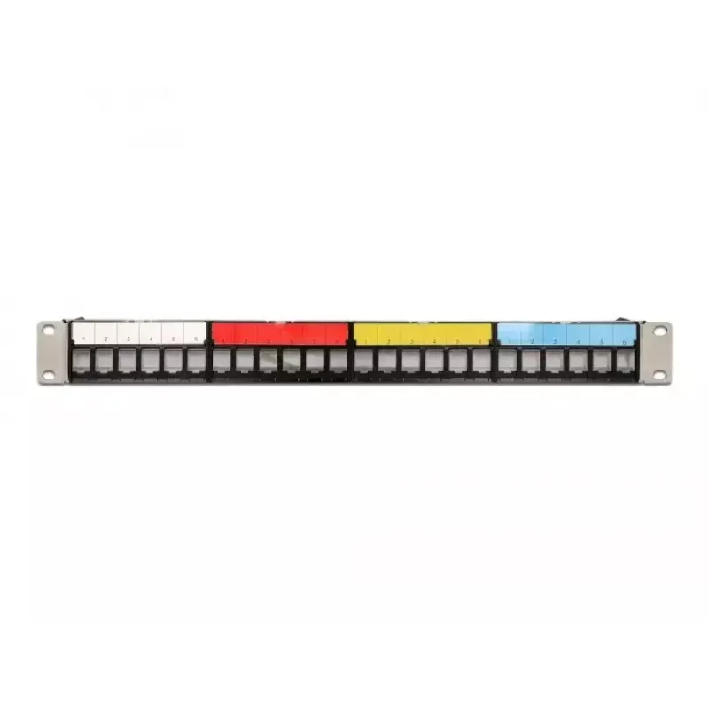 Patch panel DeLOCK 19 pollici 24 porte con guida passacavi