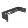 Pannello di gestione cavi DeLOCK 10 pollici supporto a barre per cavi 1U nero