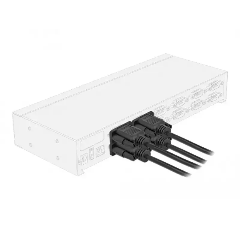 Cavo seriale RS-232 DeLOCK 87525 10 m femmina a femmina