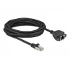 Prolunga di rete DeLOCK Cat.6A 5 m nero