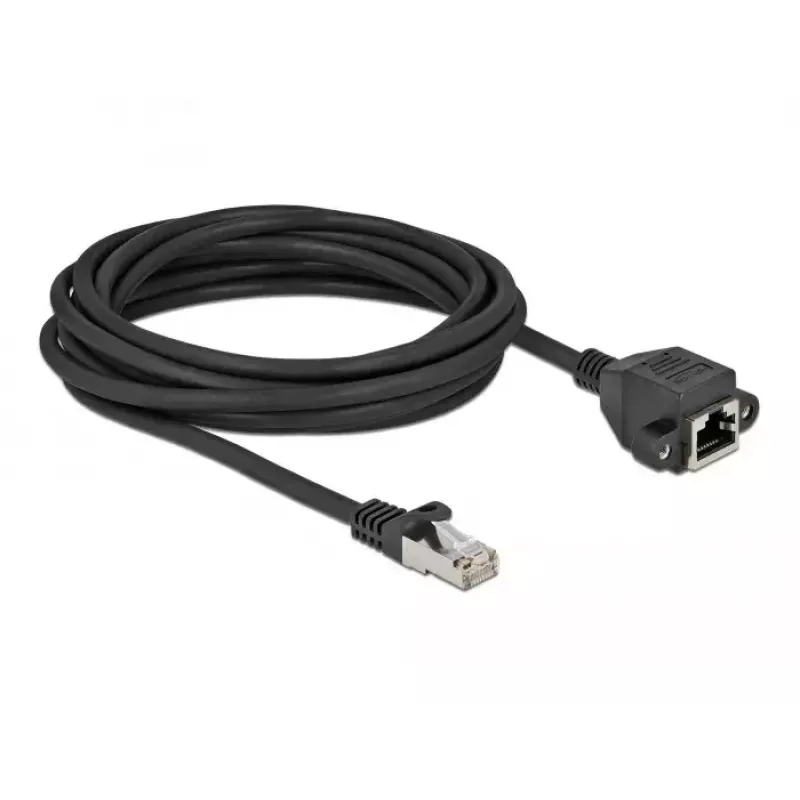 Prolunga di rete DeLOCK Cat.6A 5 m nero