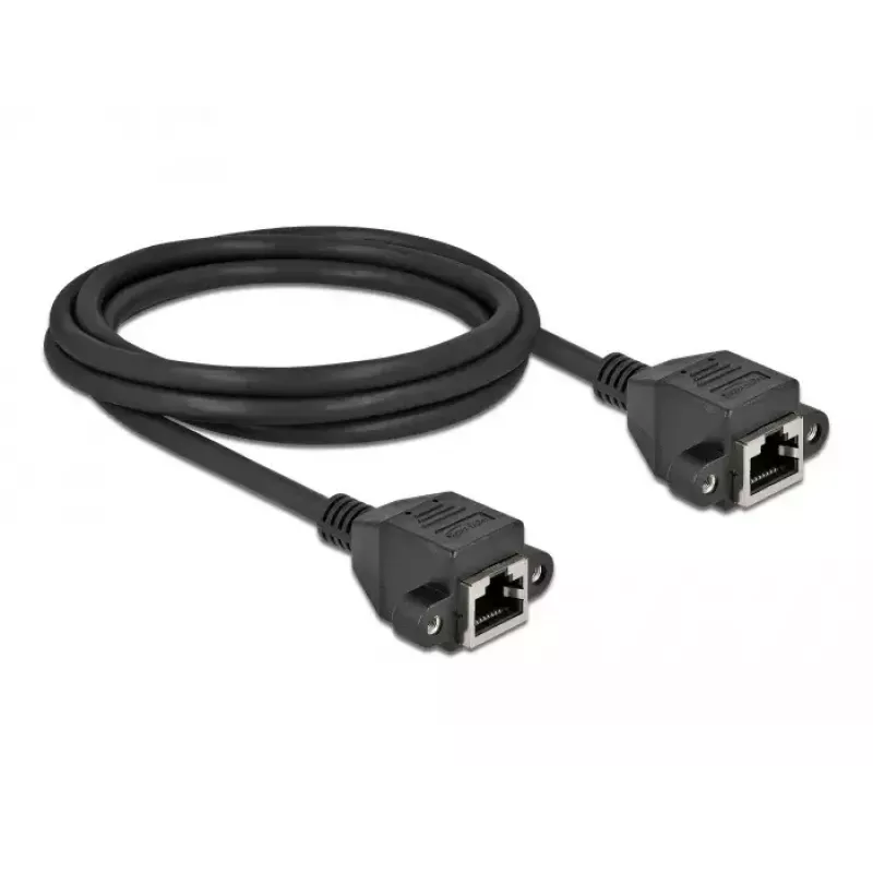 Prolunga di rete DeLOCK Cat.6A 2 m nero