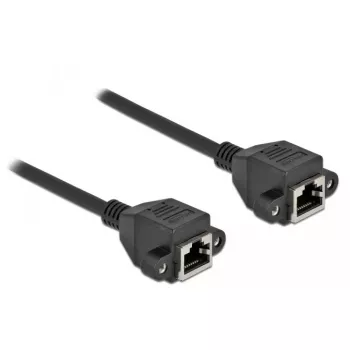 Prolunga di rete DeLOCK Cat.6A 2 m nero