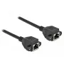 Prolunga di rete DeLOCK Cat.6A 2 m nero
