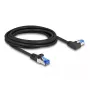 Cavo di rete DeLOCK RJ45 Cat.6A S/FTP 3 m nero
