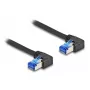 Cavo di rete DeLOCK RJ45 Cat.6A S/FTP 0,5 m nero