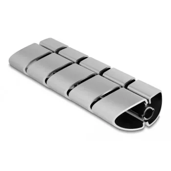 Elemento di montaggio per canale portacavi DeLOCK 20802 75 x 45 mm 5 pezzi argento