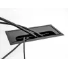 Passacavo DeLOCK 66857 per scrivania, nero, 80×280×28 mm, 1 pezzo