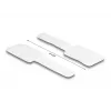 Fermacavi mini in velcro DeLOCK L 90 mm x P 24 mm autoadesivo 10 pezzi bianco