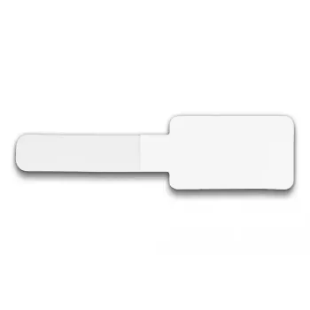Fermacavi mini in velcro DeLOCK L 90 mm x P 24 mm autoadesivo 10 pezzi bianco