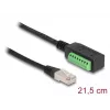 Cavo DeLOCK RJ45 Cat.5e maschio su adattatore morsettiera 21,5 cm