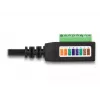 Cavo DeLOCK RJ45 Cat.5e maschio su adattatore morsettiera 21,5 cm