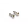 Passacavo DeLOCK con spazzola e 2 x modulo keystone RJ45 Cat.6 alluminio