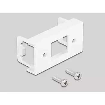 Prolunga di rete DeLOCK Cat.6A 25 cm S/FTP RJ45 nero