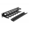 Pannello di gestione cavi DeLOCK 10 pollici 66843 nero