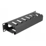 Pannello di gestione cavi DeLOCK 10 pollici 66843 nero