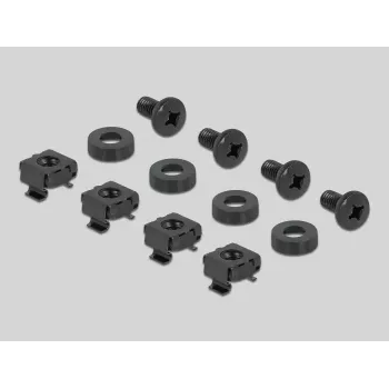 Pannello di gestione cavi DeLOCK 10 pollici 66844 nero