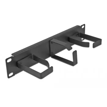 Pannello di gestione cavi DeLOCK 10 pollici 66847 con 3 ganci in metallo