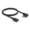 Prolunga DisplayPort DeLOCK 87077 1 m 8K 60 Hz ad angolo retto