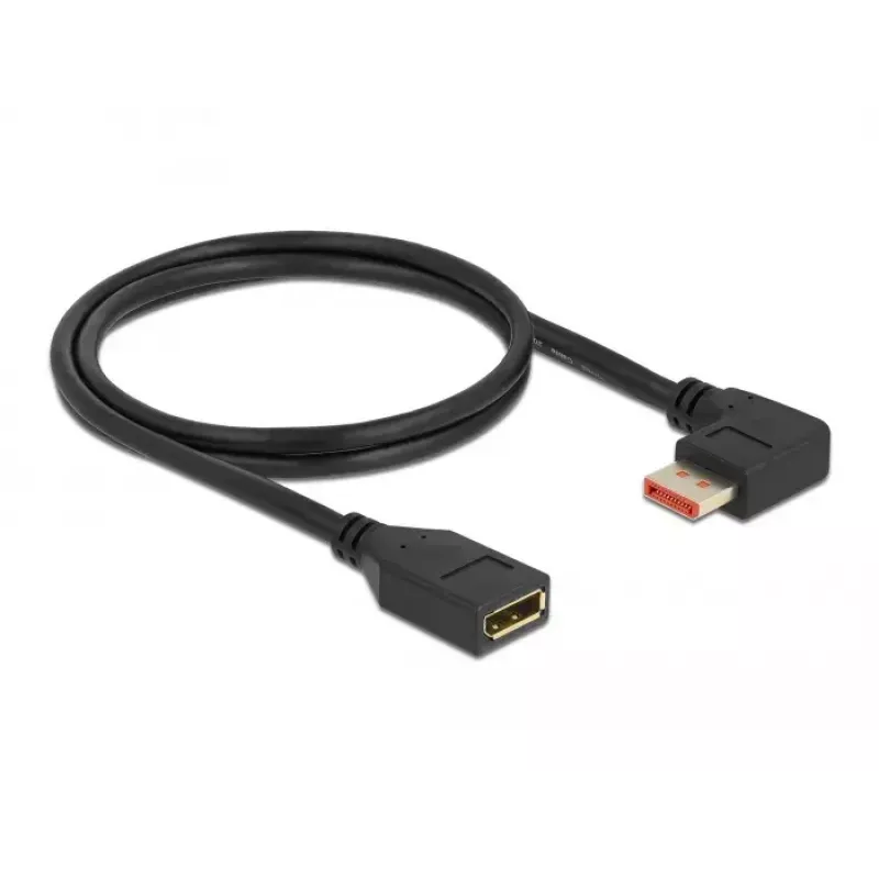 Prolunga DisplayPort DeLOCK 87077 1 m 8K 60 Hz ad angolo retto