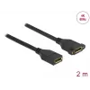 Cavo DisplayPort femmina su femmina per montaggio a pannello DeLOCK 87101