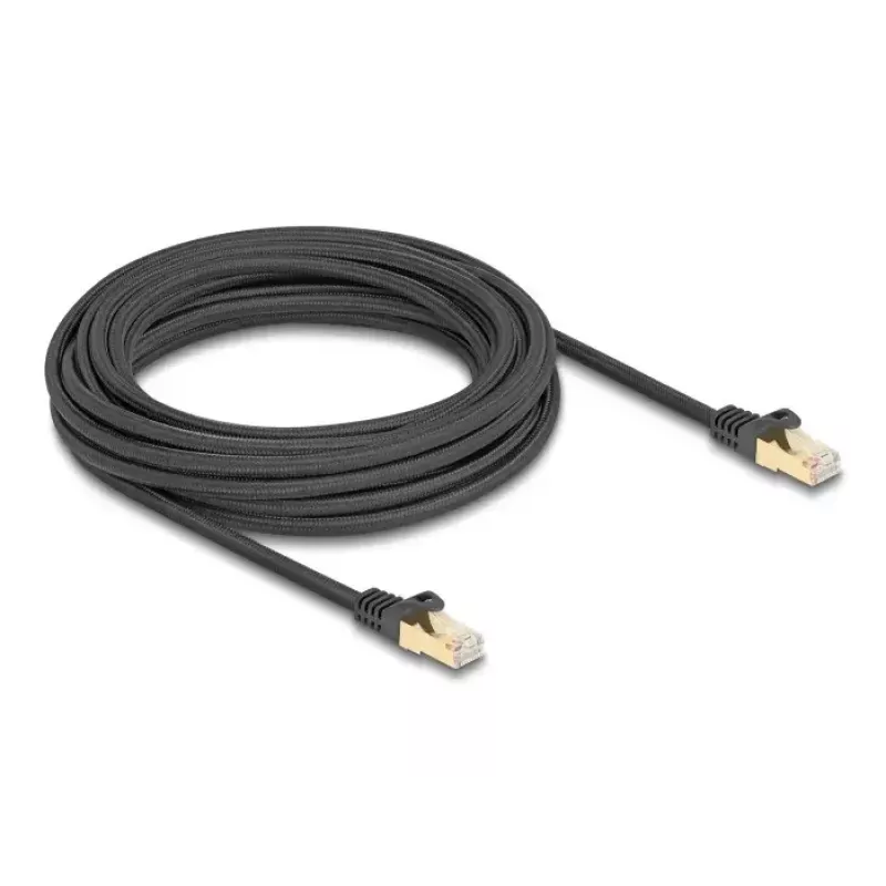 Cavo di rete DeLOCK RJ45 Cat.6A S/FTP 7,5 m nero