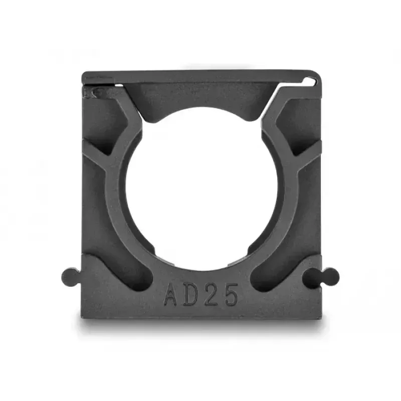 Supporto per cavi DeLOCK 60486 25 mm nero 4 pezzi