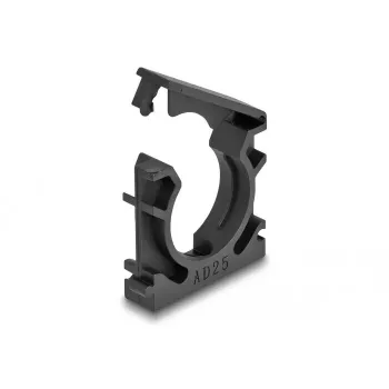 Supporto per cavi DeLOCK 60486 25 mm nero 4 pezzi