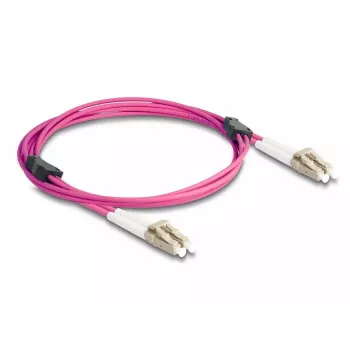 Cavo in fibra ottica DeLOCK LC Duplex su LC Duplex OM4 2 m