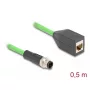 Accessorio di rete industriale DeLOCK 60571 lunghezza cavo 0,5 m certificazione UL 94