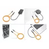 Cavo di rete DeLOCK RJ45 USB Type-C 3 m Cat6A arancione