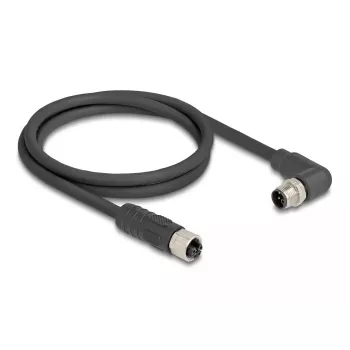 Cavo sensore/attuatore DeLOCK 80529 2 m RST M12 nero