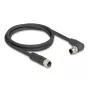 Cavo sensore/attuatore DeLOCK 80529 2 m RST M12 nero