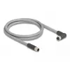 Cavo sensore/attuatore DeLOCK 3 m RST M12 grigio 80544