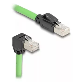 Cavo di rete DeLOCK 80897 RJ-45 Cat6a 5 m nero verde