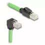 Cavo di rete DeLOCK 80897 RJ-45 Cat6a 5 m nero verde