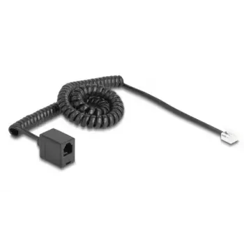 Cavo telefonico DeLOCK 90232 3 m nero RJ-11