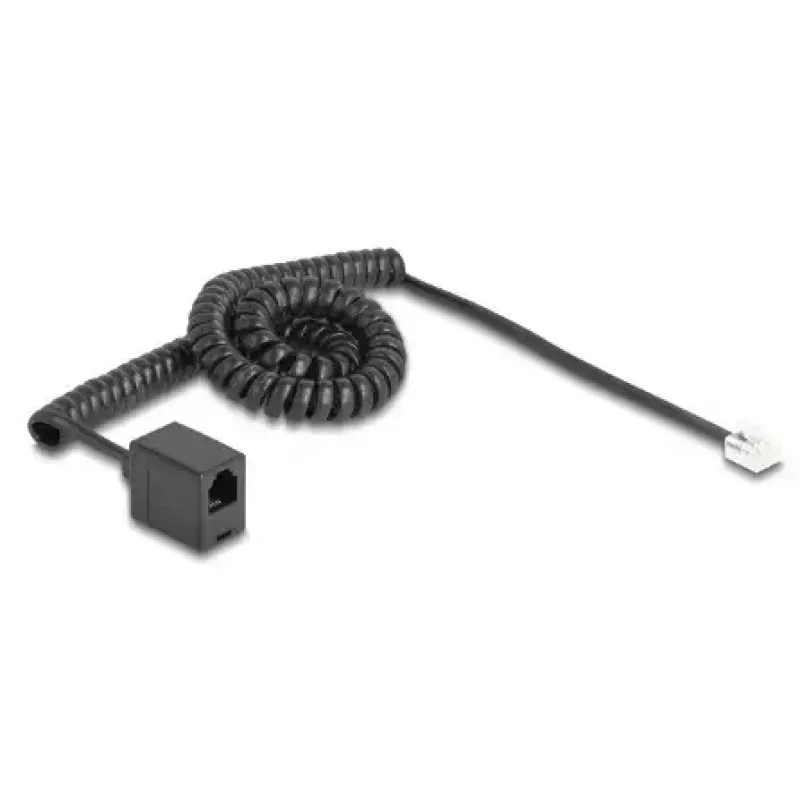Cavo telefonico DeLOCK 90232 3 m nero RJ-11