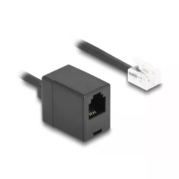 Cavo telefonico DeLOCK 90232 3 m nero RJ-11