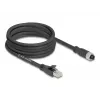 Cavo di rete DeLOCK 80594 M12 su RJ-45 Cat5e 5 m nero