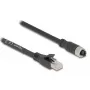 Cavo di rete DeLOCK 80594 M12 su RJ-45 Cat5e 5 m nero