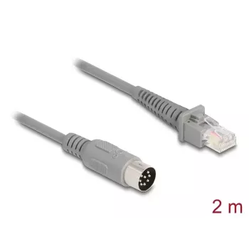 Cavo di rete DeLOCK 90167 RJ-50 morsetto a 8 poli 2 m grigio