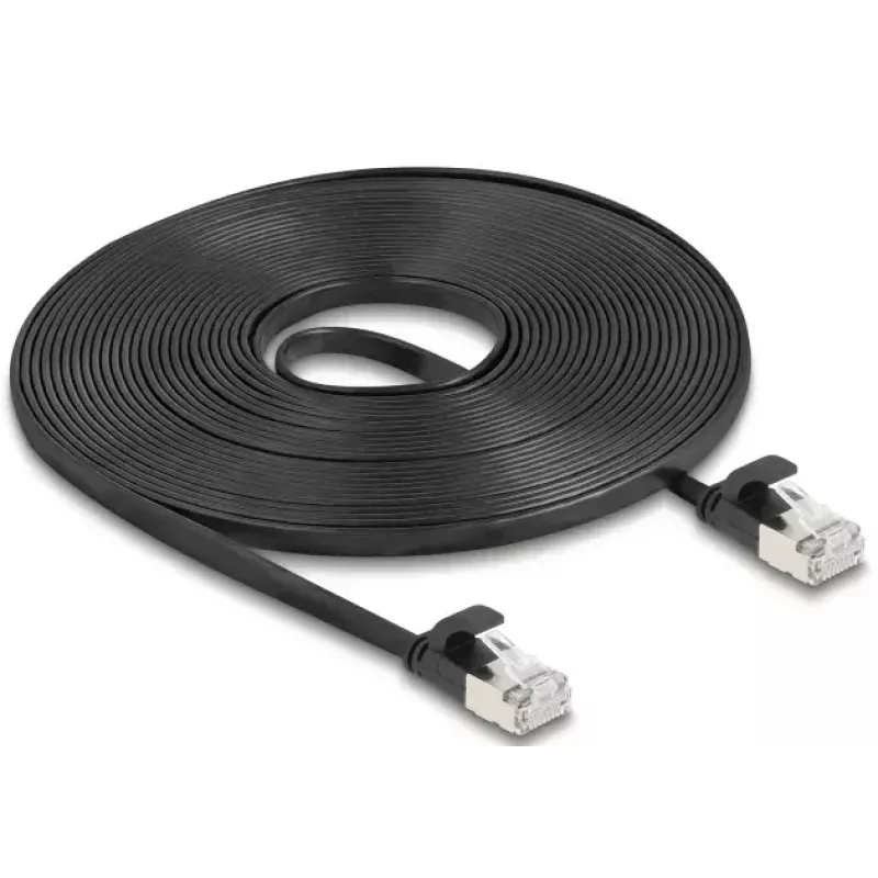 Cavo di rete DeLOCK 81168 RJ-45 Cat6a 7,5 m nero