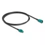 Cavo coassiale DELOCK 90679 — HSD Z su HSD Z, 1 m, nero/blu