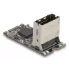 DELOCK scheda adattatore interna M.2 su Mini-SAS 64260, host M.2, uscita Mini-SAS, JMicron JMB585, nero, LED