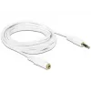 Cavo audio 3,5 mm M-F DeLOCK 83769 3 m bianco