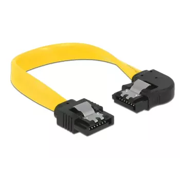 Cavo SATA DeLOCK 83957 0,1 m 7 poli nero giallo